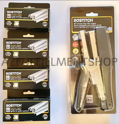 Bostitch B8HDP Xtreme Heavy Duty Plier Stapler With 4 Boxes Of 1/4  Staples • $39.99