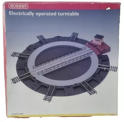 Hornby R070 Electrically Operated Turntable OO Gauge Boxed Model Railway • £75