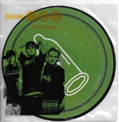£64.95 • Buy Blink 182 - FIRST DATE - PICTURE DISC *RARE* Classic US Punk 7  Single 