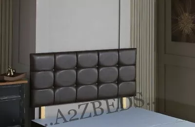 £39 • Buy Various Colours Billionaire Cube Faux Leather Headboard -TOP SELLER!! FREE P&P
