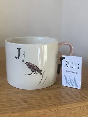 V&A Edward Lear Alphabet Letter J Poem Collectible Vintage Ceramic Mug • £10