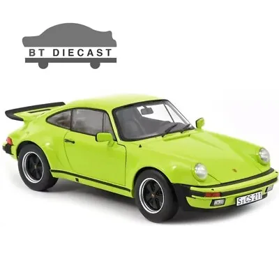 Norev 1976 Porsche 911 Turbo 3.0 1/18 Diecast Model Car Light Green 187666 • $79.90