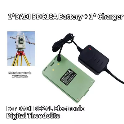 6V 1.8Ah BDC18A Battery+Charger For DADI DE2AL Electronic Digital Theodolite New • £74.63