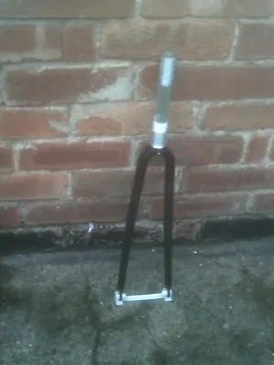 NOS 90's THREADED 1  CARBON ROAD  FORKS  • £120