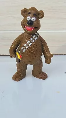 Disney Fozzie Chewbacca Figure Star Wars Muppets 2008 4 Inch  • $18.90