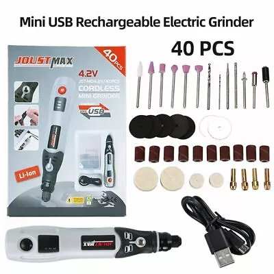 £21.56 • Buy USB Recharge Rotary Drill Tool Accessories Set Polishing Grinder Dremel Grinding