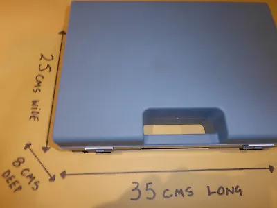£8.99 • Buy Portable Power Tool Storage Case Plastic Handle Carry Box Parts Organiser BLUE L