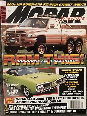 Mopar Action Magazine April 1997 DIY Exhaust & Cooling 500HP 6X6 T-Rex PU • $10.95