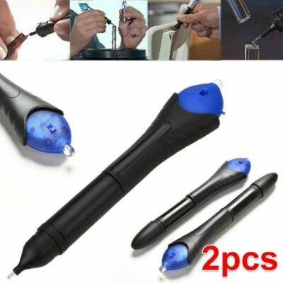 $10.44 • Buy 5 Second Compound Glue Plastic Liquid Welding Kit Glass Fix UV Light Repair Tool