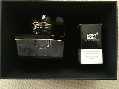 Montblanc Meisterstuck Crystal Ink Well Including Funnel For 149 Pen. Very Clean • $599