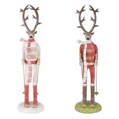 £12.99 • Buy Mr Stag Skiing Reindeer Christmas Festive Decoration Figure Ornament Collectible