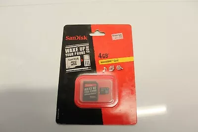 4GB Micro SD Card With Adapter Factory Sealed Memory Card MicroSDHC • $5