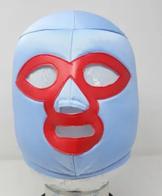 Nacho Libre Light Blue And Red Original Colors   Lucha Libre Wrestling Mask • $26.99