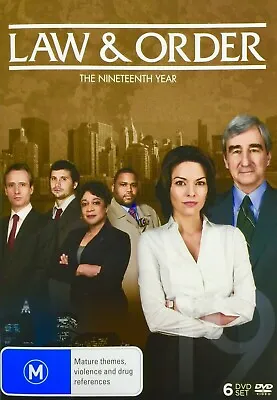 M17 BRAND NEW SEALED Law And Order : Season 19 (DVD 2017 6-Disc Set) • $13.37