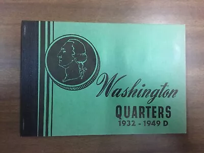 Vintage Meghrig Coin Folder # G-11 For Washington Quarters From 1932-1949d • $24.95