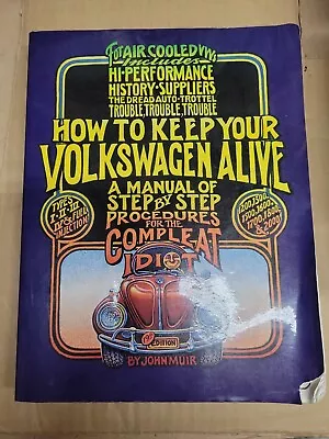 How To Keep Your Volkswagen Alive Air Cooled Beetle Service Manual Shop Book Vw • $27.50