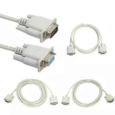 Serial RS232 9-Pin Male To Female DB9 9-Pin PC Converter Extension Cable • $10.55