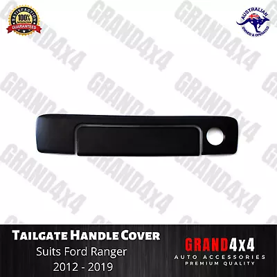 Tailgate Handle Cover Keyhole Matte Black Trim For Ford Ranger PX MK2 2012-2021 • $25.90