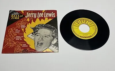 SUN EP 107 - Jerry Lee Lewis - Whole Lot Of Shakin EP 45 Rpm W/ Sleeve • $37.99