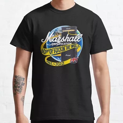 Hot ! Marshall 60Th Anniversary Guitar Amp Classic T-Shirt S-5XL Best Gift • $19.99