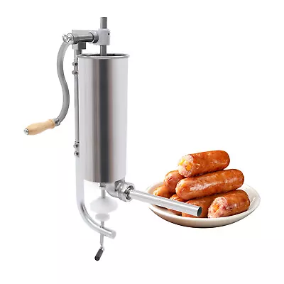 3L Stainless Steel Vertical Manual Sausage Stuffer Filling Sausages Machines • $45.60