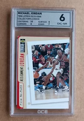 Michael Jordan - Upper Deck Choice 1996/97 - #366 - OCE 6 NEAR MINT - EX Not PSA • $18.62
