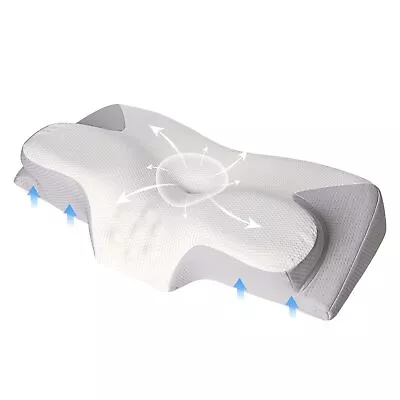 AIHCSH Cervical Memory Foam Pillow，Neck Pillow Contour Pillows For Neck And S... • $43.63