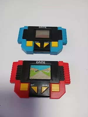 Vintage 1980's LCD Handheld Games X2  Racing • £19