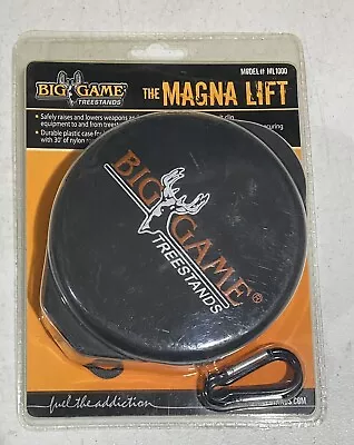 Big Game ML1000 Magna Lift Hoist 30' Retractable Nylon Rope 2 HD • $26.99