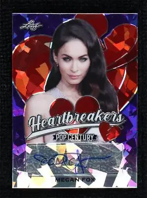 2021 Leaf Metal Pop Century Purple Crystals 14/15 Megan Fox #H-MF1 Auto 0q0 • $174.99