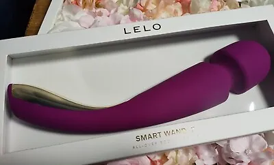 LELO Smart Wand 2 Vibrating Wand - Deep Rose Brand New Boxed  • £119