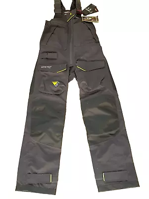 Musto Mpx Gtx Pro Offshore Trousers Womens Grey Goretex Bib Size 10 EU 38 US 6 • £309.48