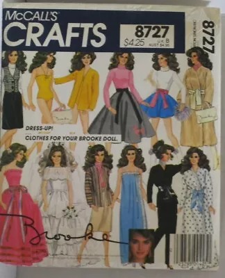 Mccall Pattern 8727 Clothes For Your Brooke Doll • $9.02