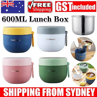 $15.85 • Buy Lunch Box Thermos Food Flask Stainless Steel Insulated Food Soup Jar Container
