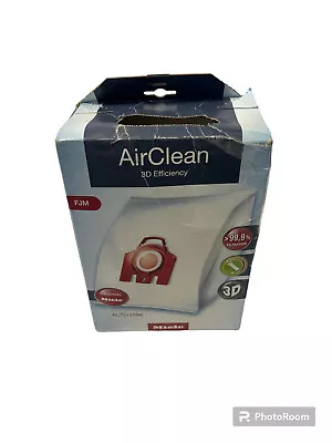 Miele FJM Vacuum Bags - 3D AirClean - 4 HEPA Bags & 2 Filters Per Box   • $22