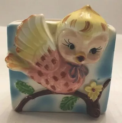 Grantcrest Japan Small Bird Planter In Pink - Rare Vintage MCM 1950’s Sought • $149.99