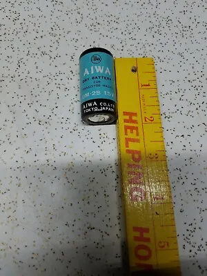 Vintage AIWA Metal Case C Cell Dry Battery UM-2S 1.5V  • $35