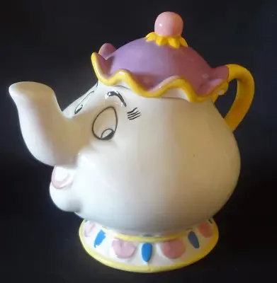 Beauty And The Beast Tea Pot Cookie Jar By Treasure Craft 1994 Mrs. Potts • $62.95