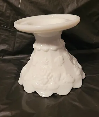 Westmoreland Milk Glass Paneled Grape Epergne Stand • $40