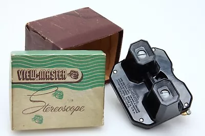 Sawyers View-Master Stereoscope W/ Original Box Bakelite Vintage 1950s • $19.95