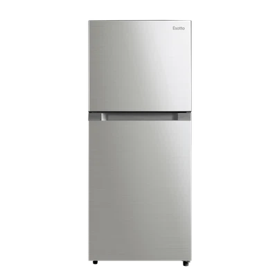 $599 • Buy Esatto 203L Silver Top Mount Fridge ETM203S