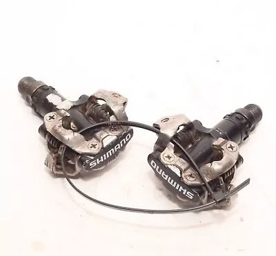 Shimano PD-M520 Double-Sided SPD Clipless MTB Pedals • $17.99