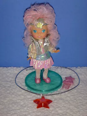 Vintage MOON DREAMERS ~ CRYSTAL STARR Doll + Dream Crystal ~ 1986 1987 Hasbro • $99.99