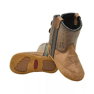 Old West Baby Shoes Multicolor Brown Size 4 (12-15 Months Old) • $35