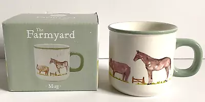 Farmyard Mug By Jennifer Rose Farm Animals Horse Cow Leonardo Collection *new* • £12.99