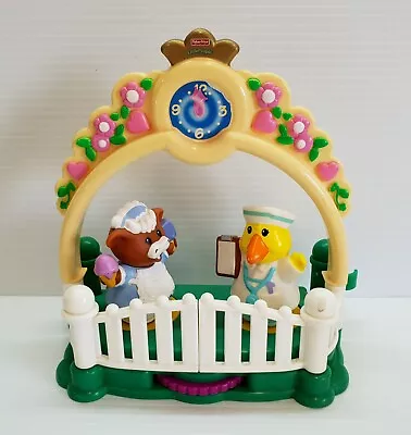 Fisher Price Little People Cow Maid & Nurse Duck Princess Castle Dance Floor • $20