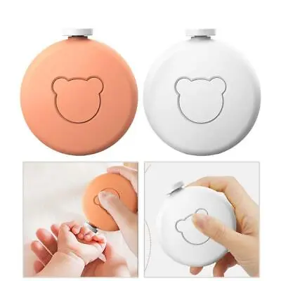 Electric Baby Nail File Round Design For Newborn Toddler Toes Fingernails • £9.65