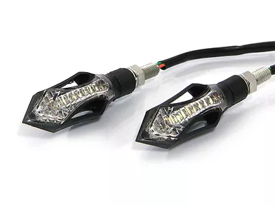 Motorcycle LED Indicators With Daytime Running Lights For Kawasaki Z750 800 900 • £17.99