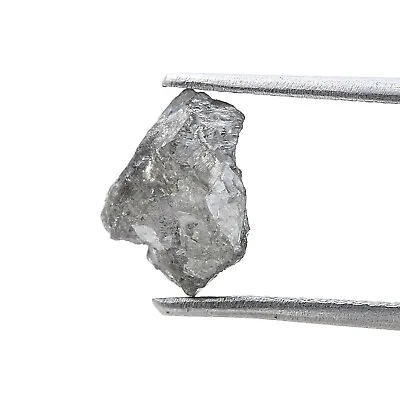 Rare Uncut Diamond 1.61tcw Silver Gray Sparkling Natural Triangle Shape For Ring • £24.85