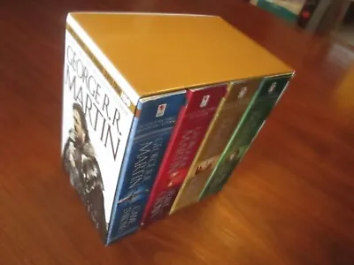 Game Of Thrones A Song Of Ice And Fire By George R.R. Martin Books 1-4 Box Set • $14.95